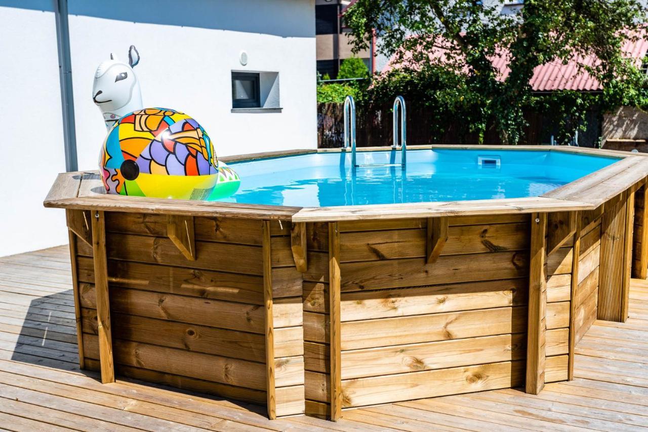 Trzy Rybki - Belona Dom Z Basenem I Jacuzzi Villa ปุกสค์ ภายนอก รูปภาพ